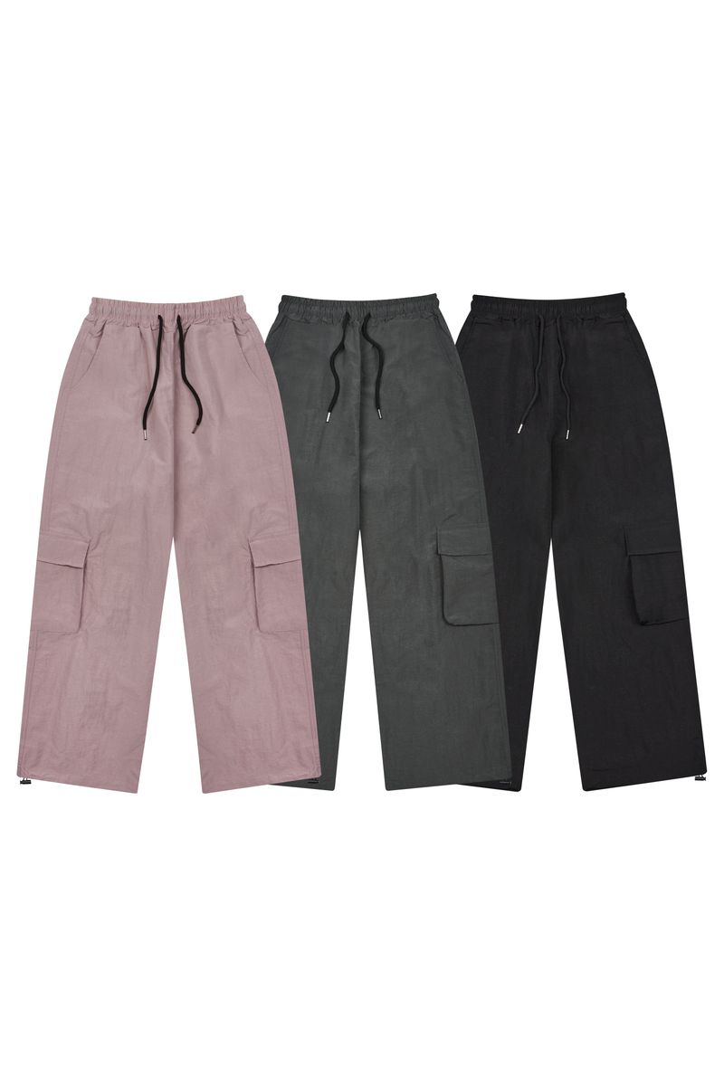 Log Cargo Wide Pants 3color