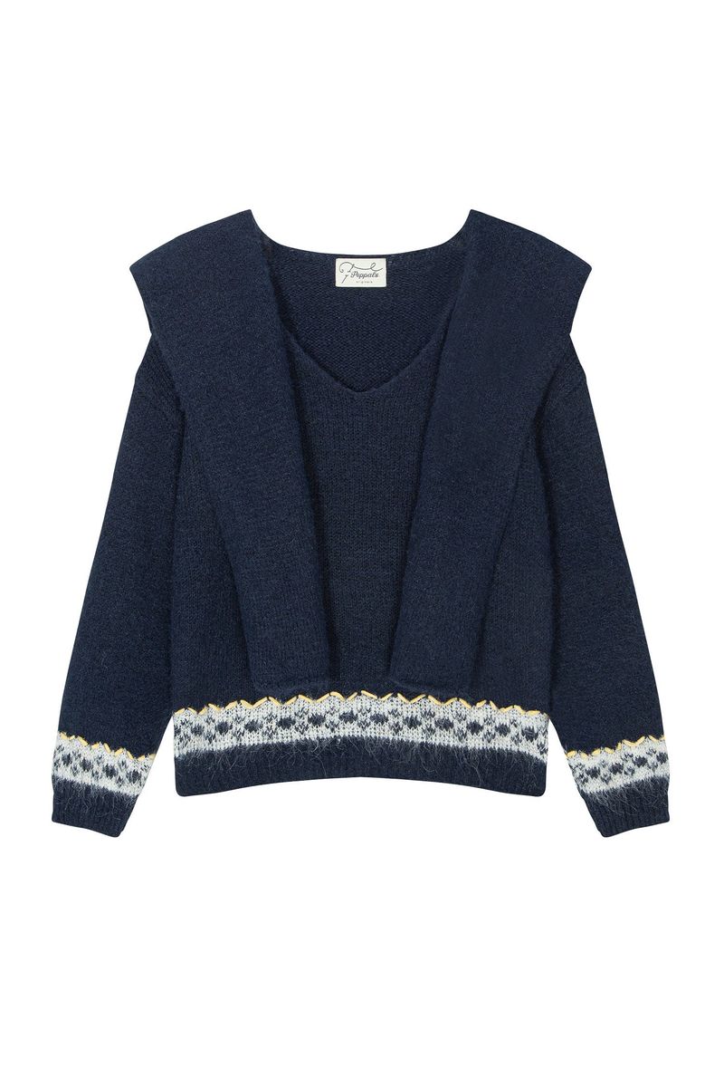 POPPALS（ポップパルズ）の「Winter Warmie Knit [Navy]（Tops）」