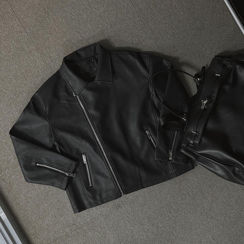 Deble Loosefit Basic Collar Rider Jacket (420)