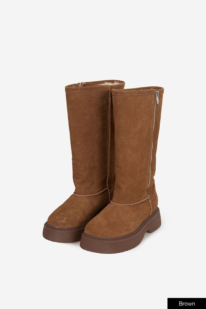 Abisko zip-up long ugg boots