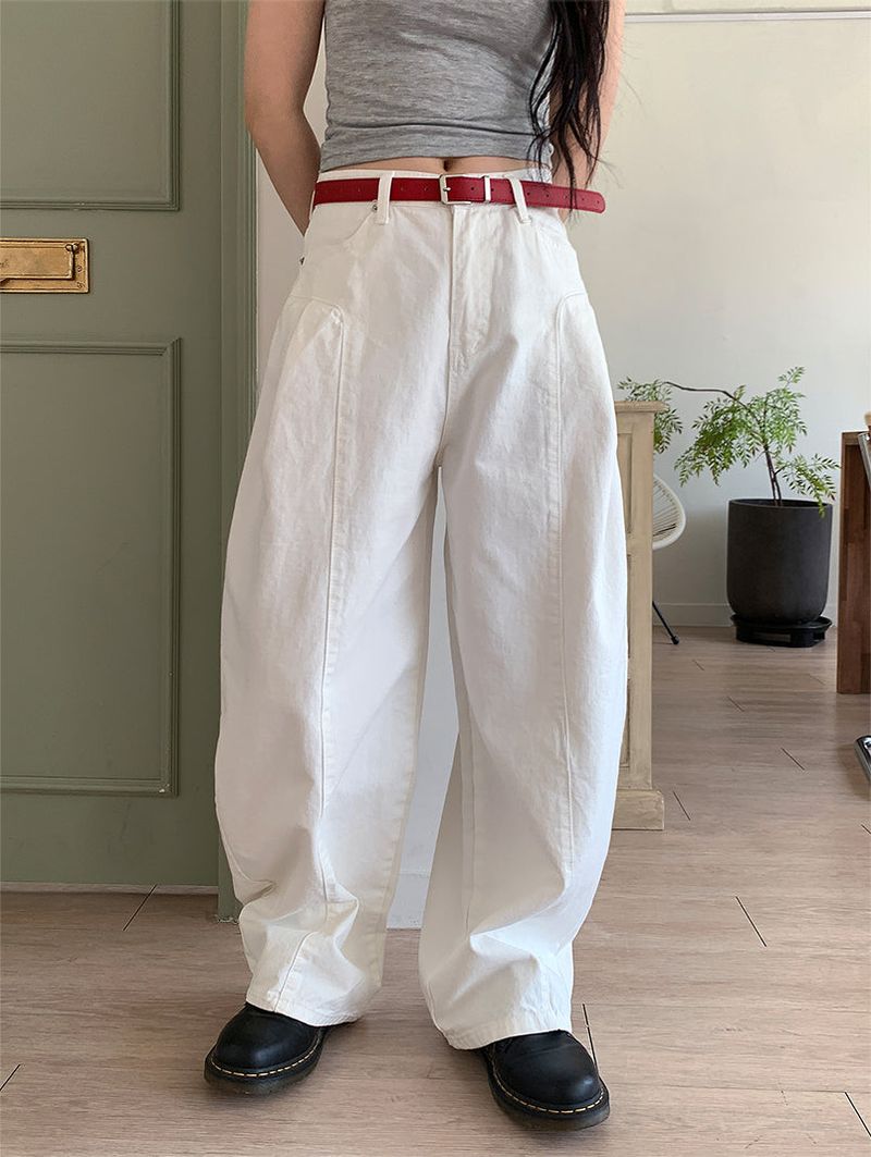 PELVIS PINTUCK BALLOON PANTS (3C)