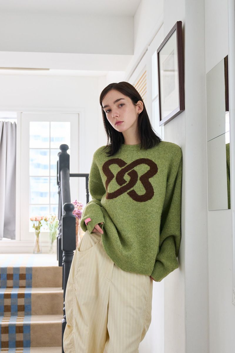 MP SYMBOL KNIT GREEN