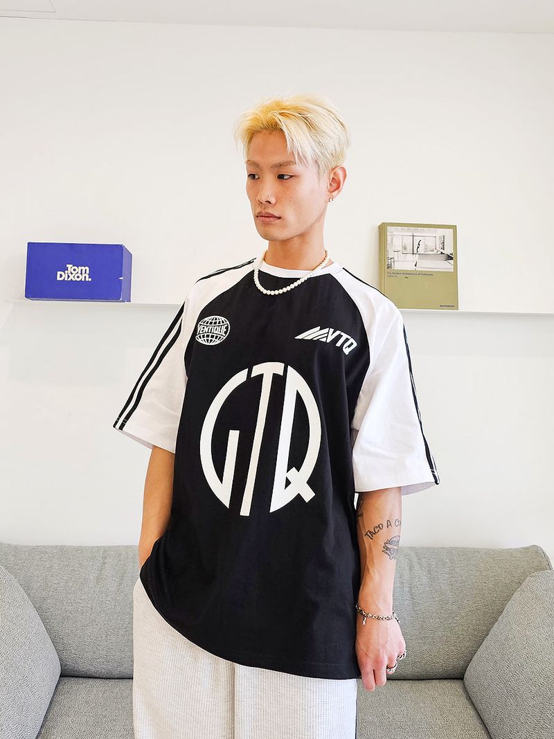 VENTIQUE Raglan Coloring T-shirt 3color