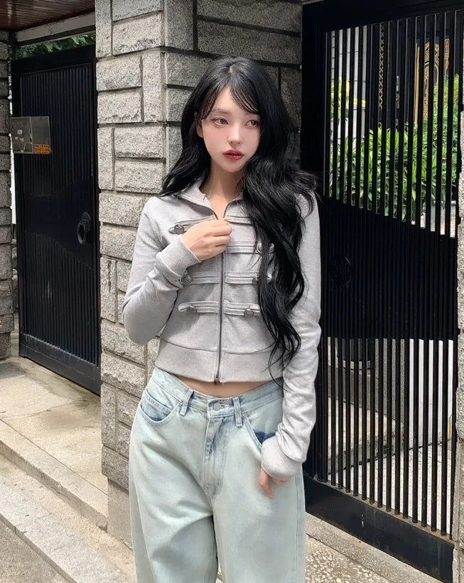 Delf Ice Washed Wide Denim Pants