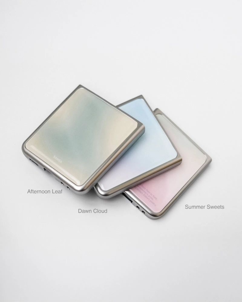Afternoon Leaf_Silver iPhone Galaxy Case(Basic)