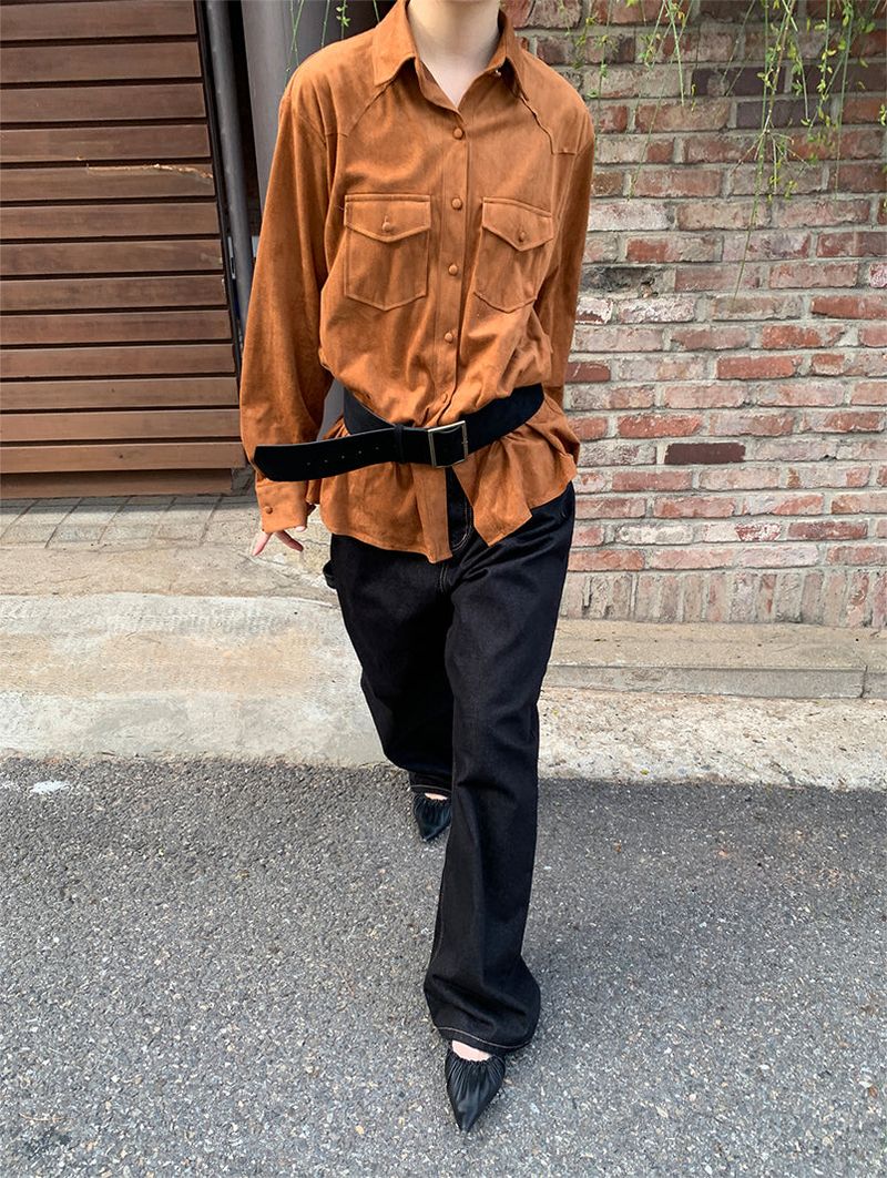 WESTERN SUEDE SHIRT (3C)