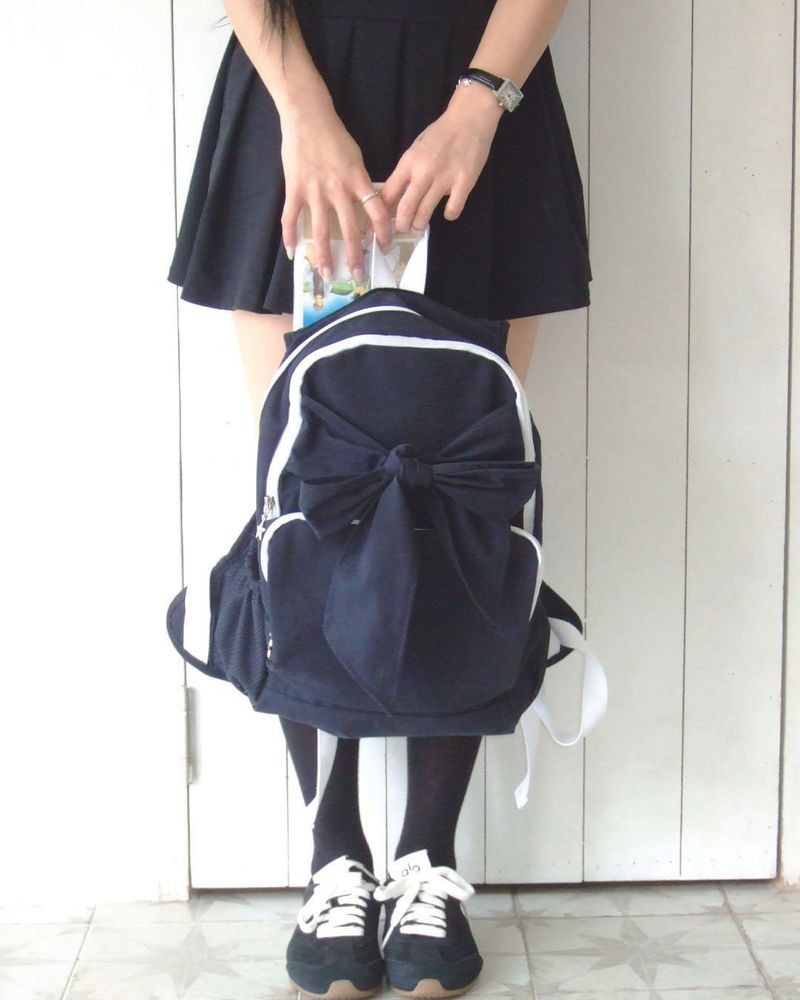 Soft Ribbon backpack _ Navy