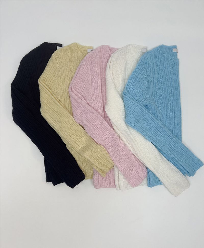 Mamonde Rib Knit T-shirt