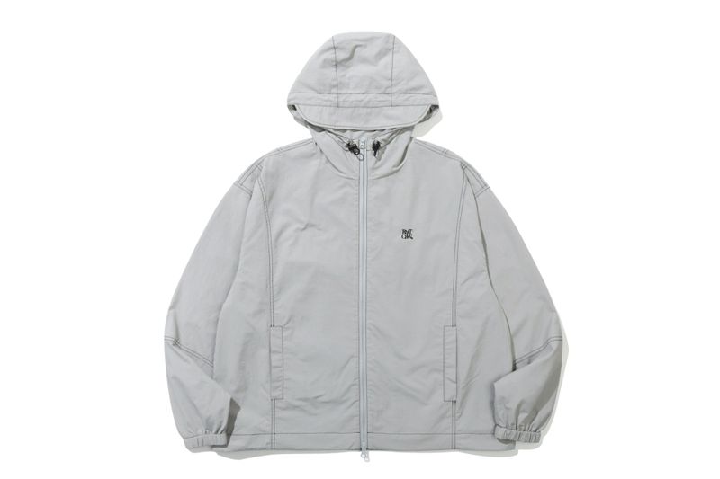 OUT STITCH WIND JACKET_GRAY