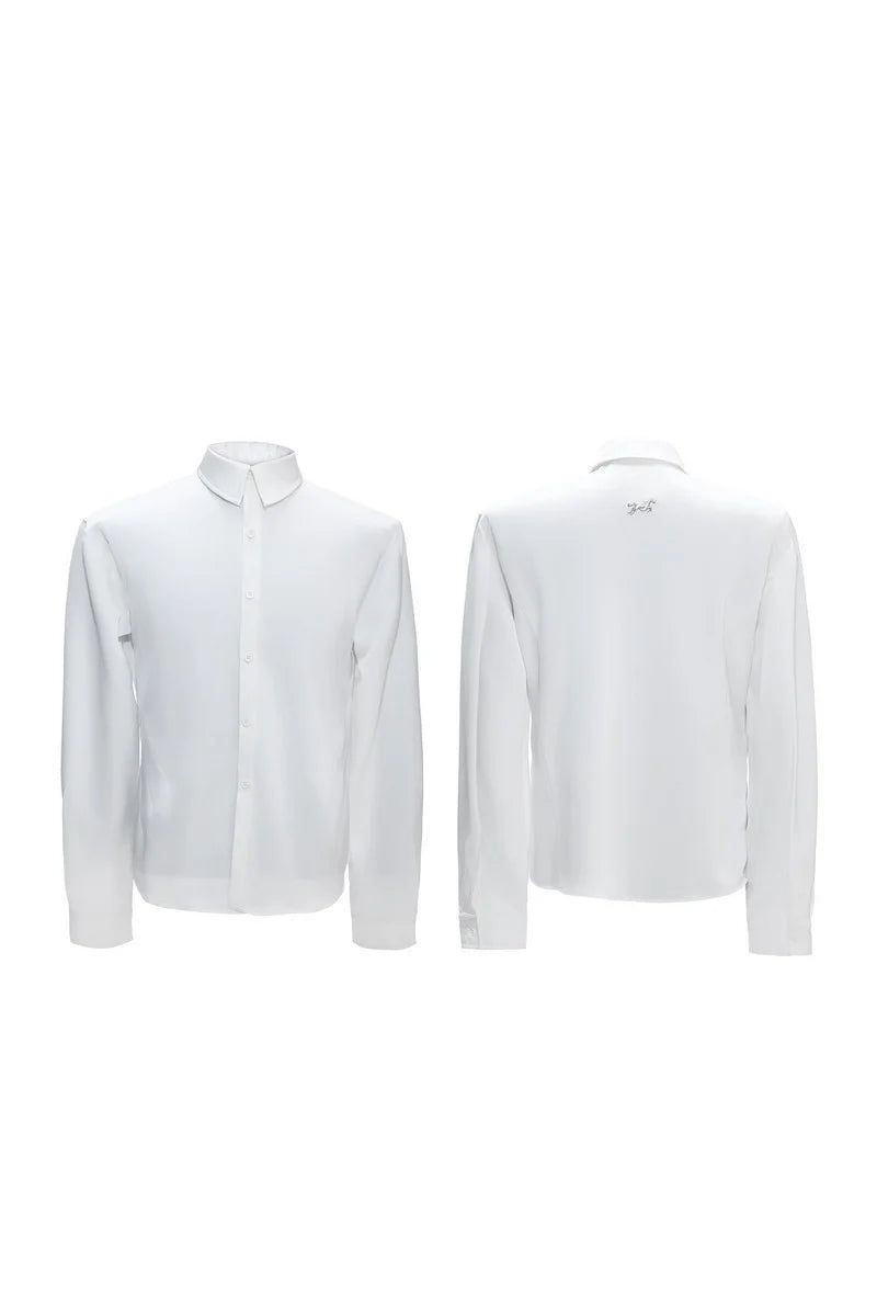Satin Draped Shirt