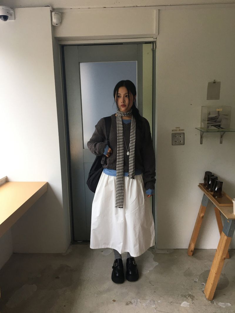 Ripley flare skirt (2color)