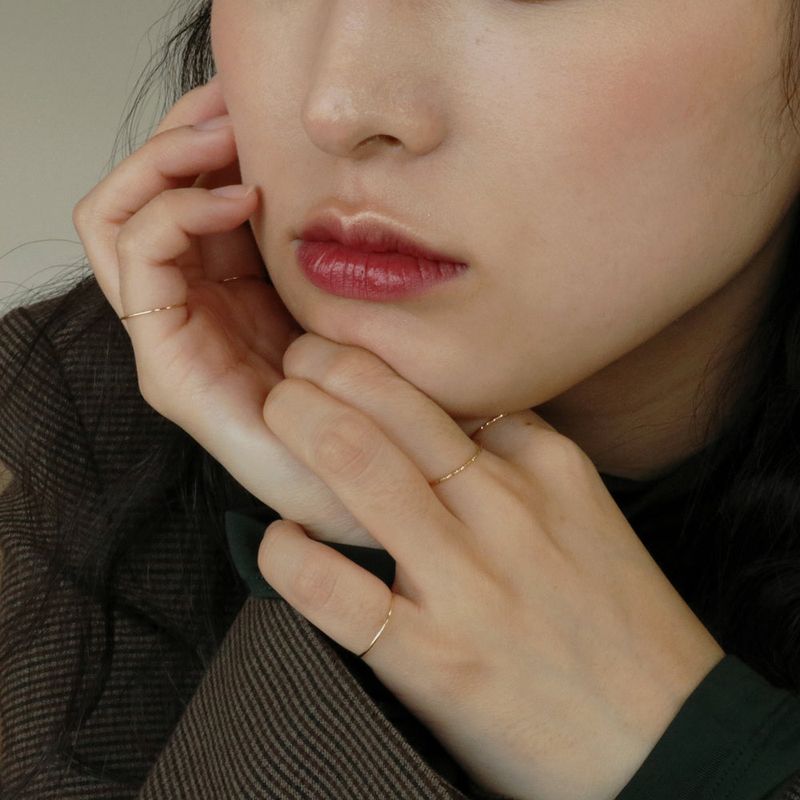 14K GOLD CUTTING RING_2COLOR