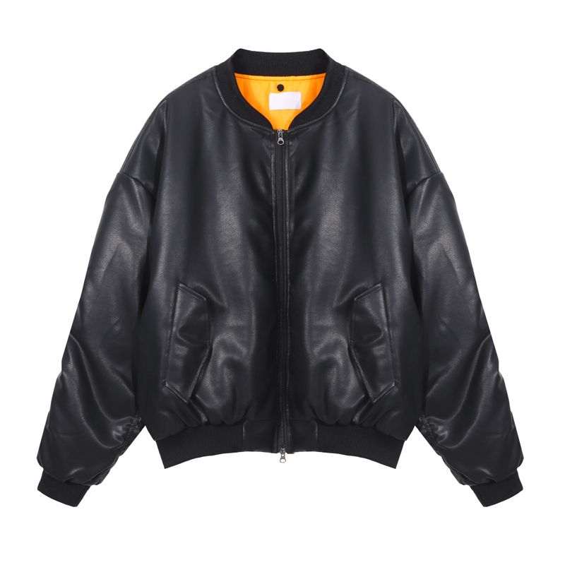 Black leather shirring padding