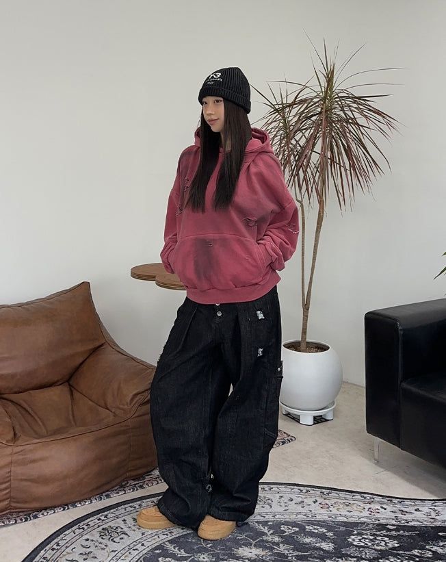 Ferris Crop Damage Hoodie