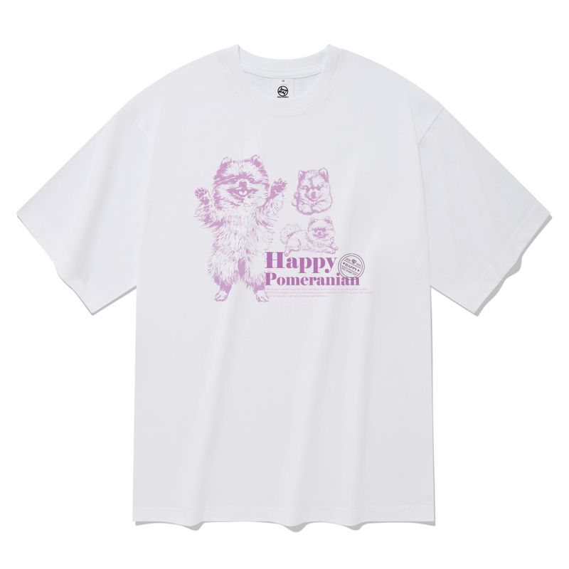 HAPPY POMERANIAN T-SHIRTS