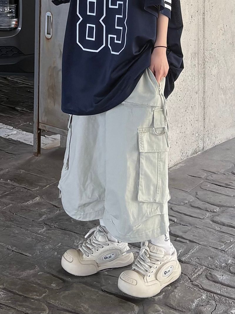 cation d-ring bermuda pants