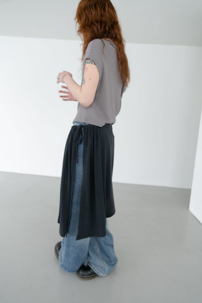 omoosoohy（オムスヒ）の「modal unbal layered skirt(2colors)（Skirts）」