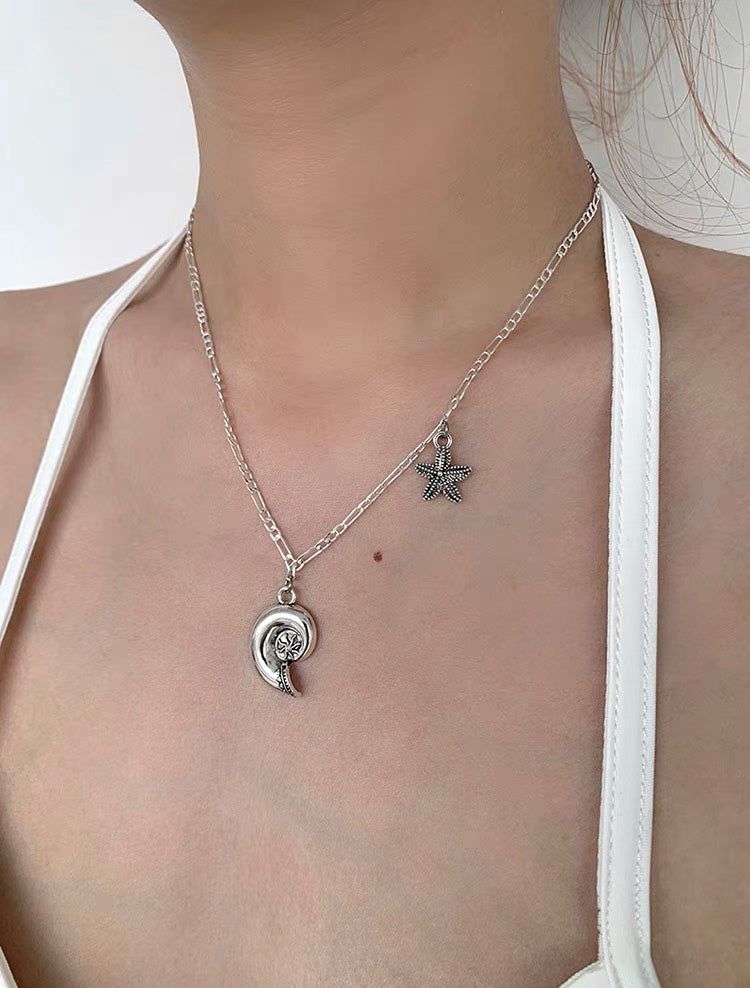 Summer sea symbol necklace