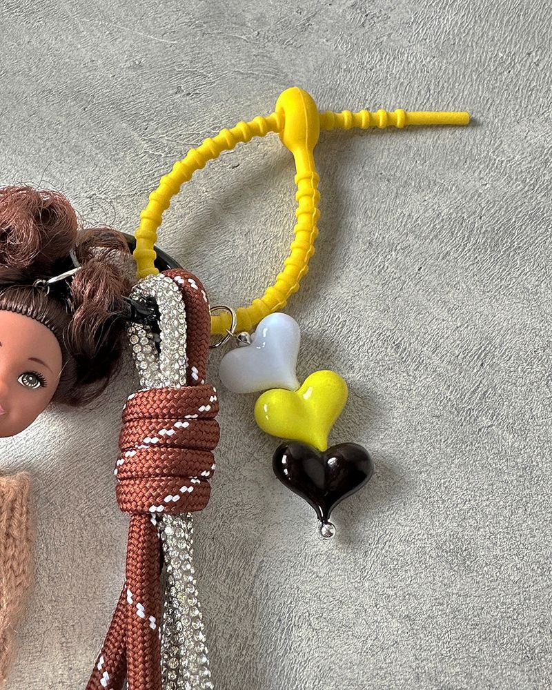 Tyla tanning doll key ring