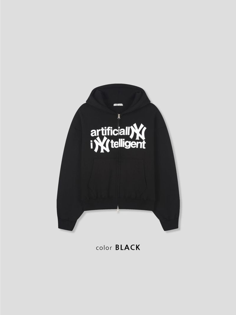 NY Crop Hood Zip-Up