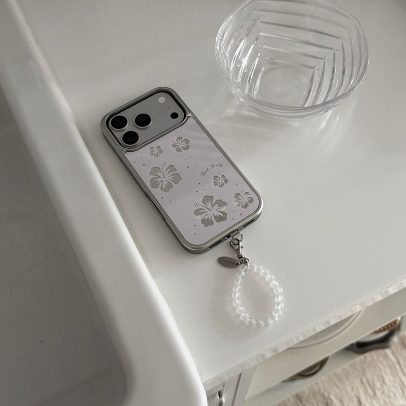 hibiscus mirror bumper case [3 color]