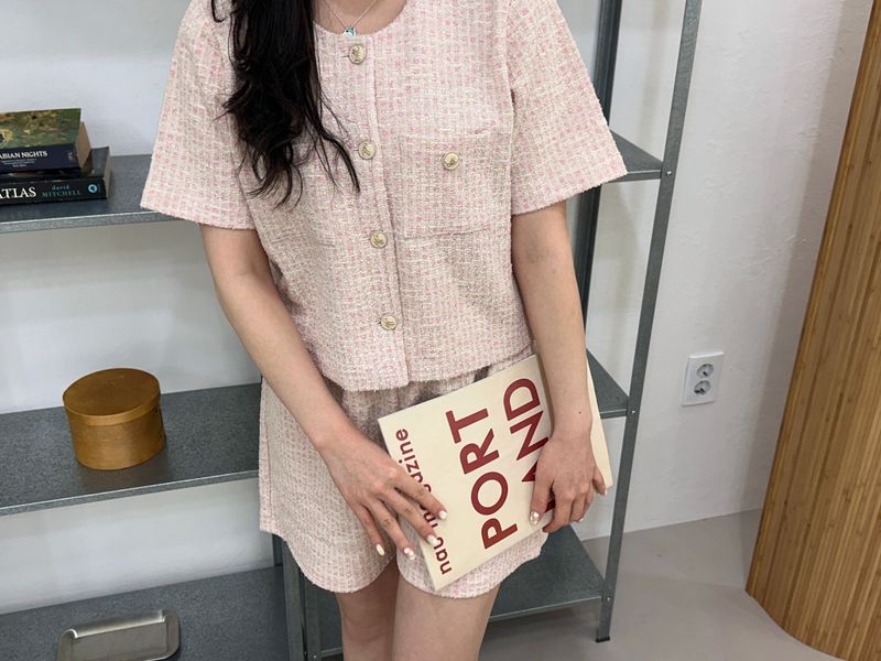 セットブロッサムツイードジャケット＆パンツ
