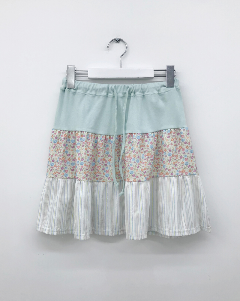 Mani patchwork skirt (2color)