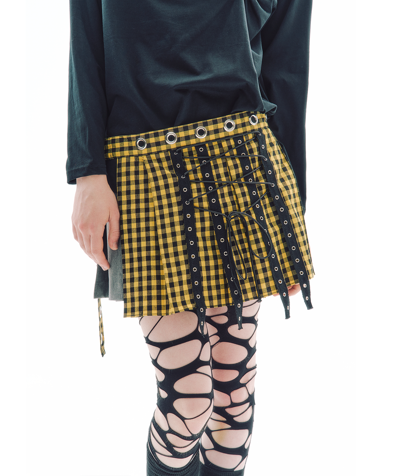 TRIP SHOP（トリップショップ）の「TRIP BELT CHECK SKIRT（Skirts）」