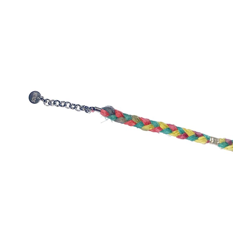 silkyarn karen silver bracelet