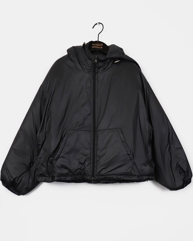 Linec Glossy Short Hooded Padded Jacket