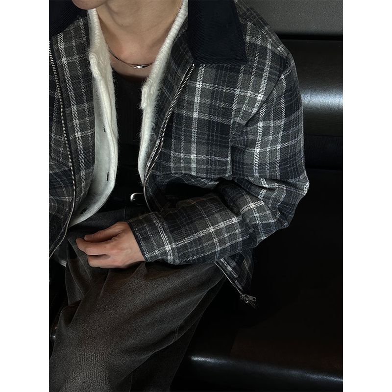 LAURANT（ロラン）の「[F/W] ウールチェックパディングジャケット（ジャケット/アウター）」