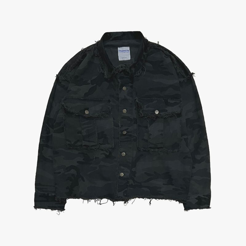 grunge camouflage jacket_charcoal