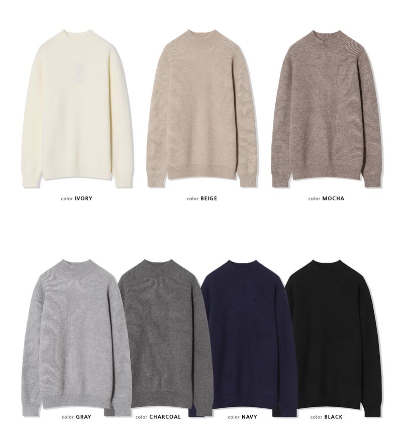 Ford Elite Hacci Half-Turtleneck Knit