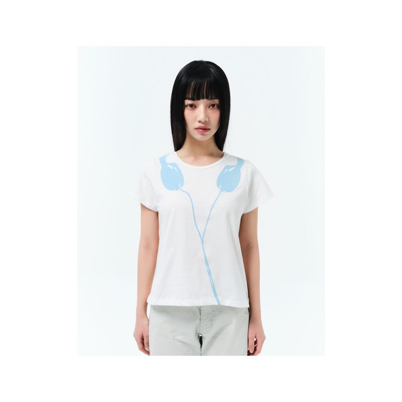 Headset Tee White