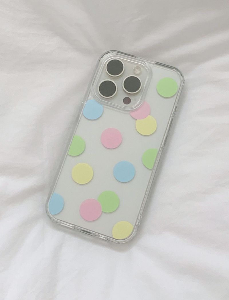 Hippy Complex（ヒッピーコンプレックス）の「【TPUケース】ベベドットケース ピンク（スマホグッズ/小物）」