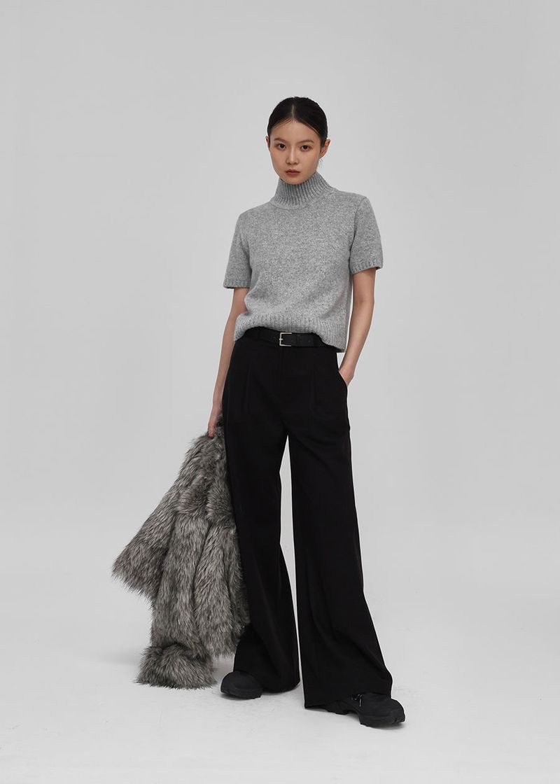[MADE] Bertin Brushed Chin Wide Slacks