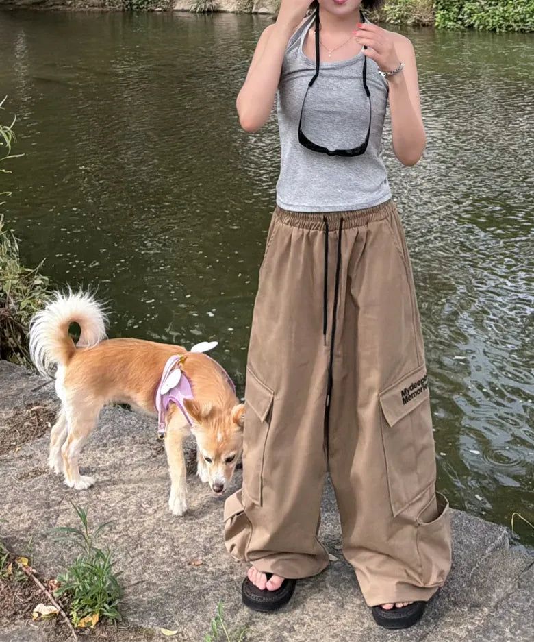 (PT) MM WIDE MULTI CARGO PANTS(BEIGE)
