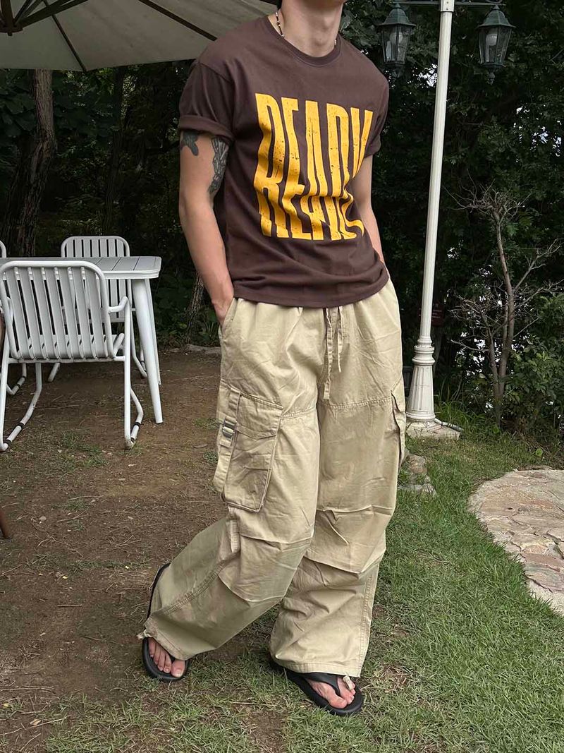 バックルストラップ カーゴパンツ(4color)