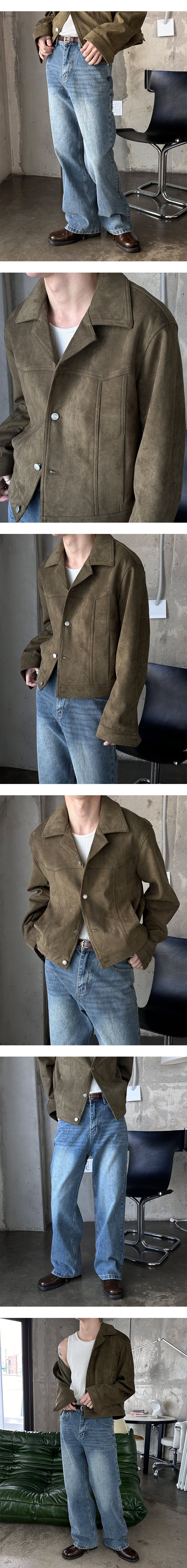 [Unisex] Basic semi wide denim pants(4color)