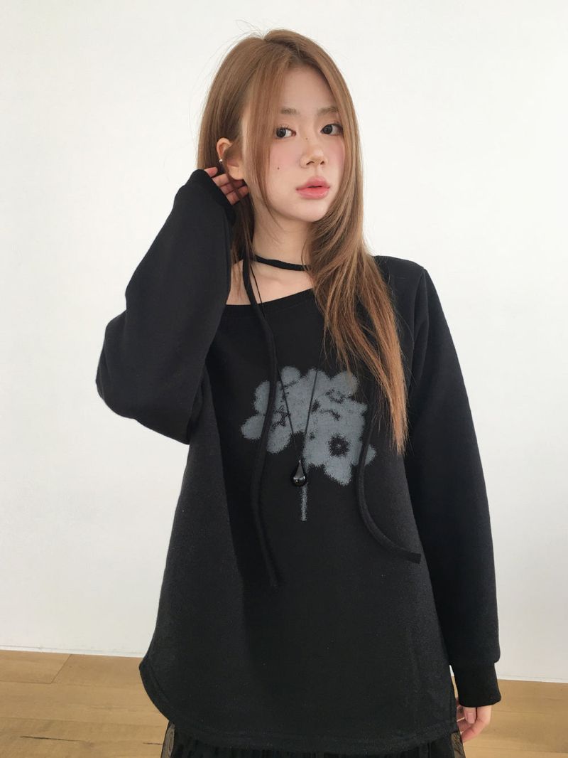フラワーワンショルダーMTM（ホワイト、ブラック）