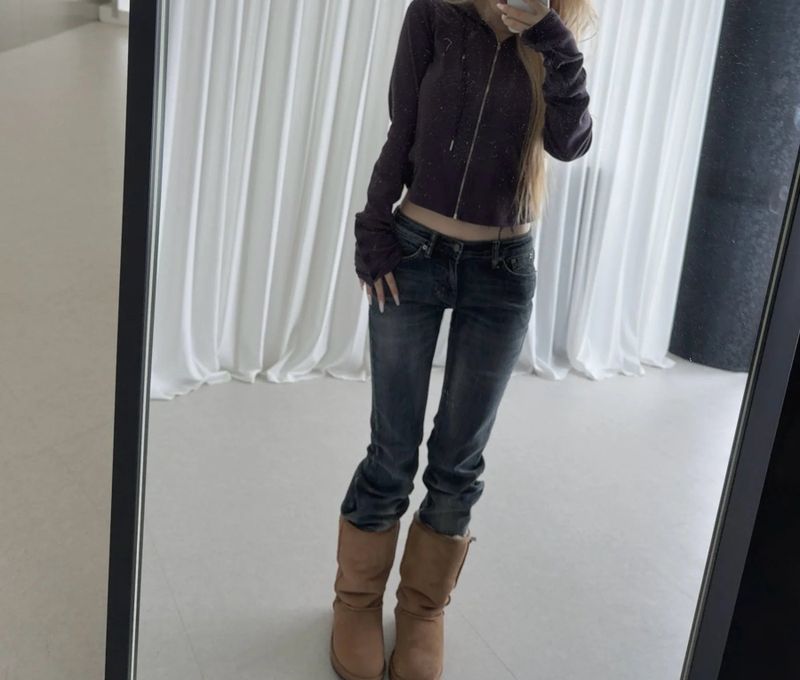 sister washing dyeing bootcut