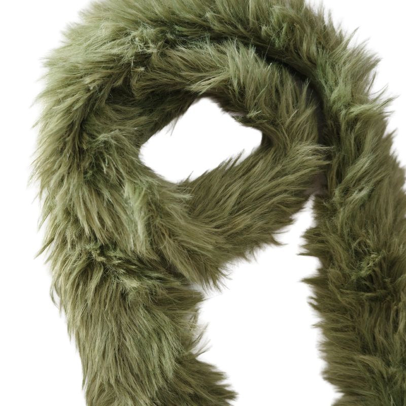 Winter Hairy Muffler (khaki)