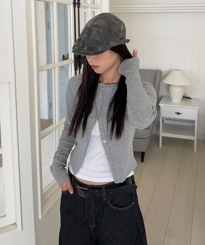 SATIIIZ(サティーズ)の「Flona Crop Cardigan(Tops)」