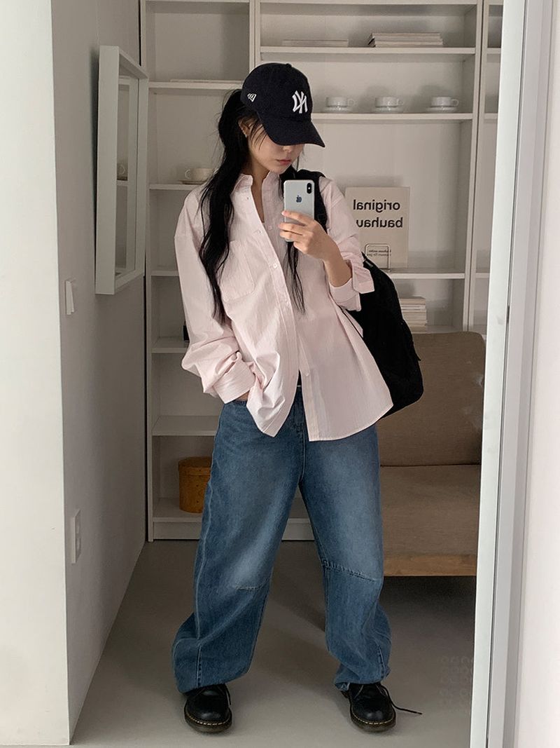 TUCK BALLOON JEANS (2C)