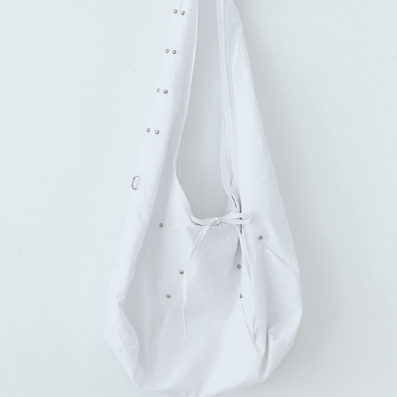 rivet cross bag (white)