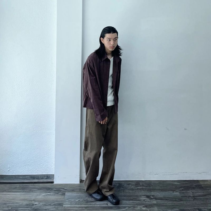 Subtle Textured Cropped Shirt