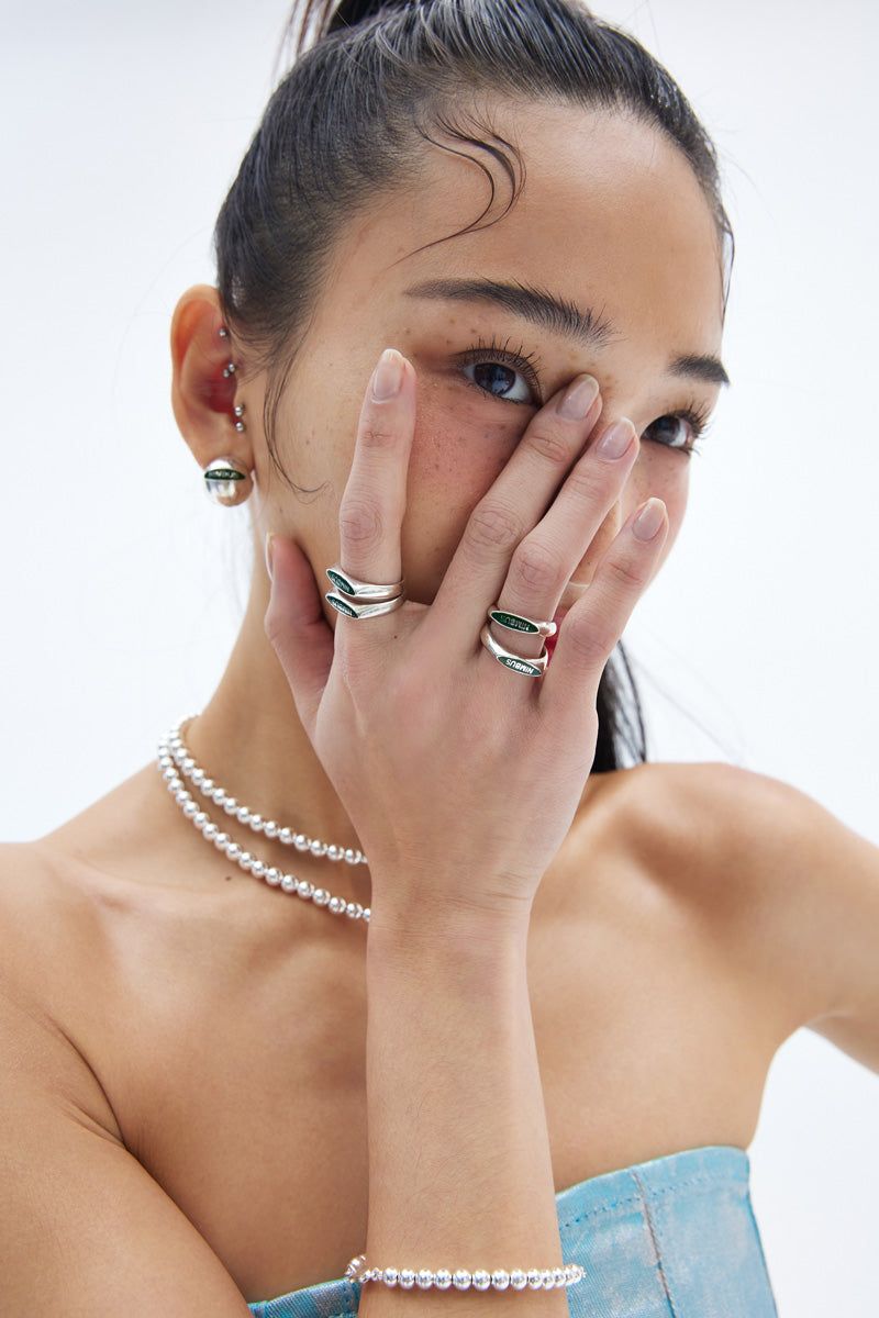 GREEN TAG RING