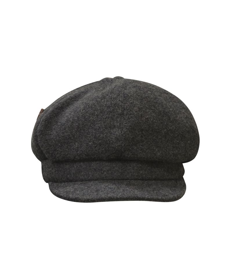 SIDE BUTTON HAT GREY