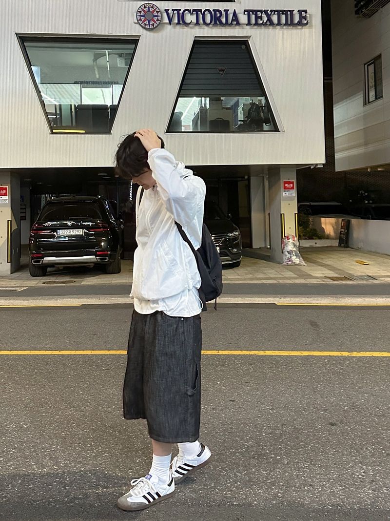[Linen] Carpender Banding Bermuda Pants