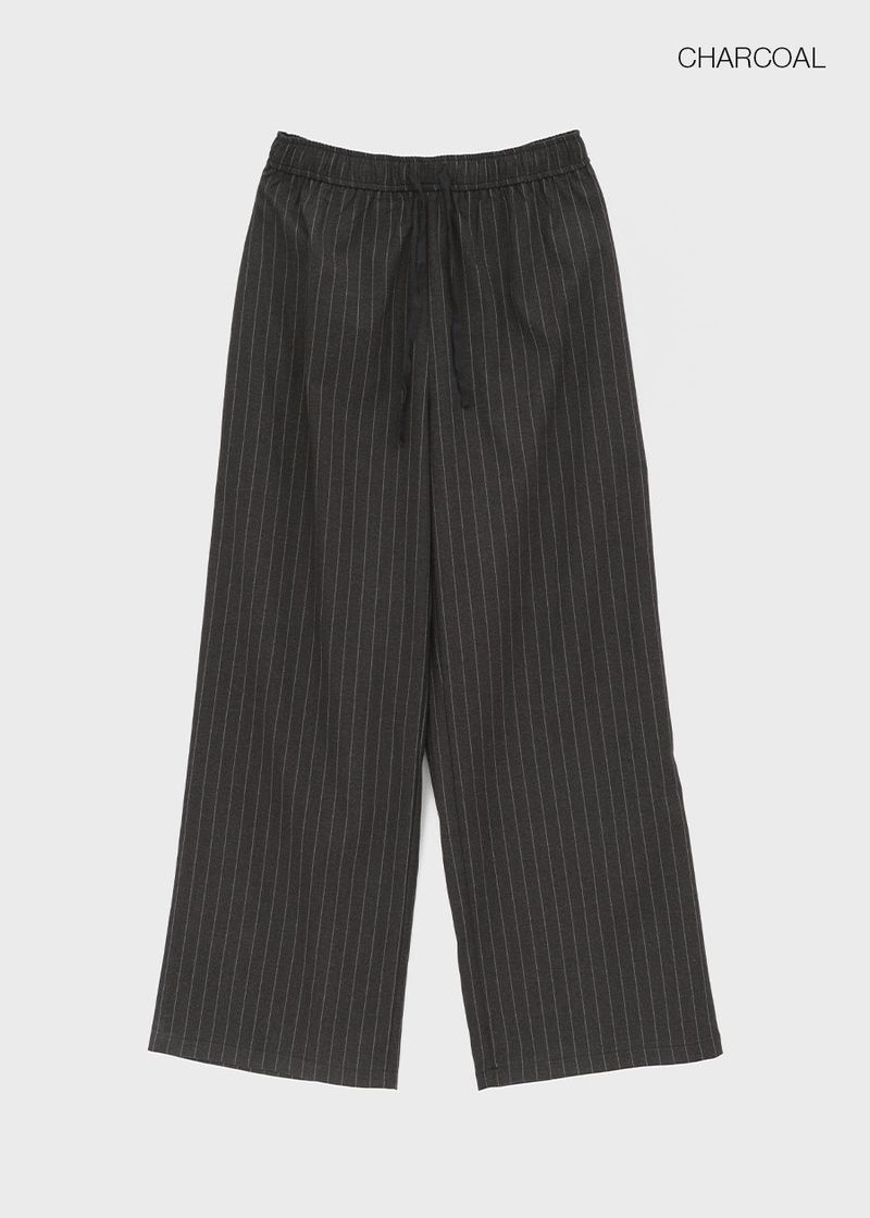 [MADE] Peplin Stripe Elastic Waist Pants